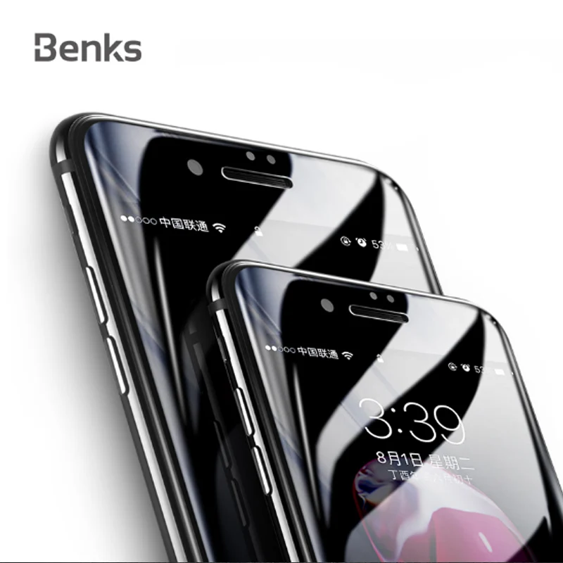 Benks полностью изогнутая 3D пленка из закаленного стекла для iPhone X XS ультра тонкая 0