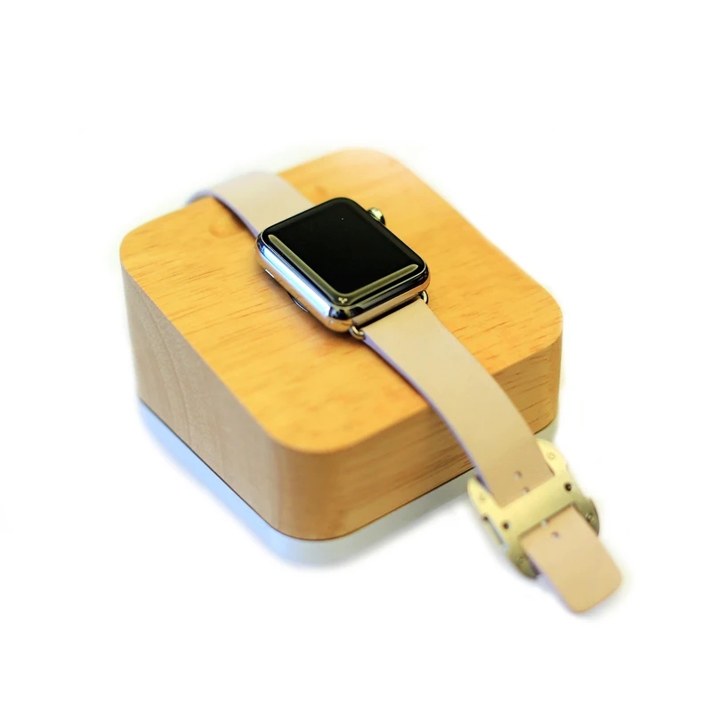 Деревянная зарядная док станция для Apple Watch серии 1 2 3 держатель|Подставки и