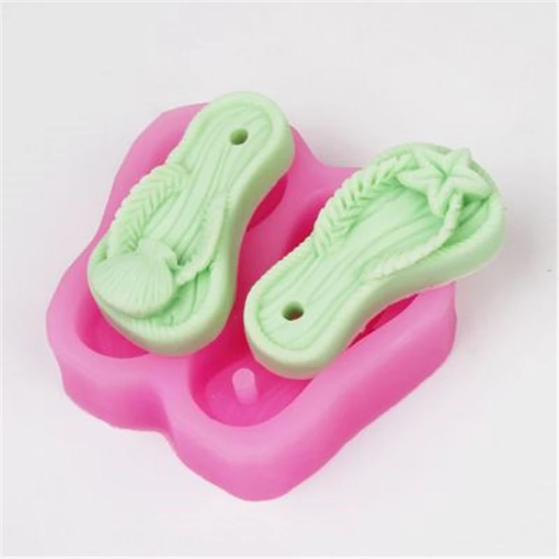 3D моделирование Морская звезда оболочки декоративные тапочки Силиконовая Форма