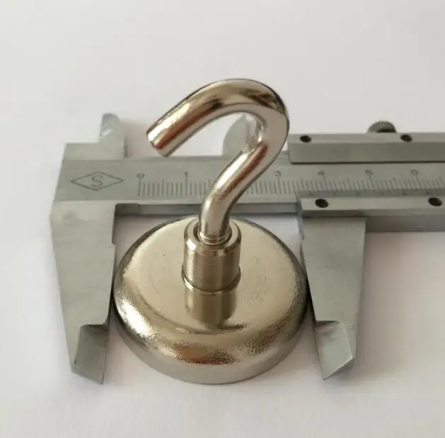 Монтажный магнит dia36мм магнитные горшки с крюком Вертикальная тяговая сила 41кг