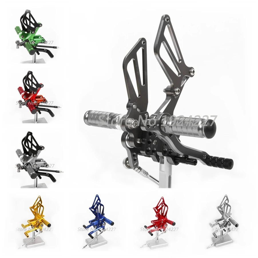 CNC Rearset подножки для Suzuki GSXR750 1996-2005 GSXR 750 Footpeg задний тормоз сдвиг набор 1997 1998 1999 2000