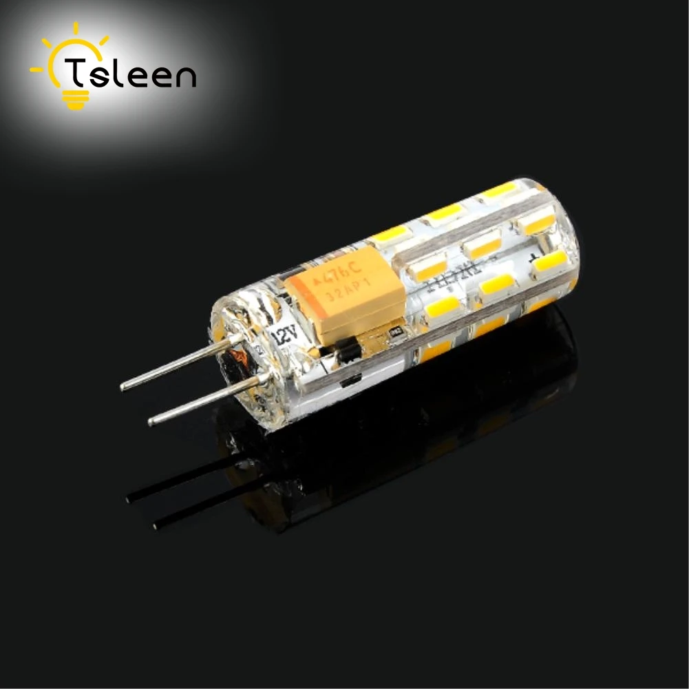 Светодиодные лампы типа Кукуруза G4 G9 E12 E14 B15 3014 SMD силиконовая лампа 12 В