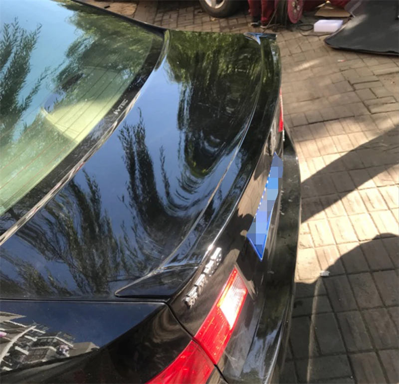 Используется для Honda accord евро mk8 спойлер 2009-2013 года настоящий углерод волокно ABS материал заднего крыла автомобиля аксессуары автомобиля рефитт