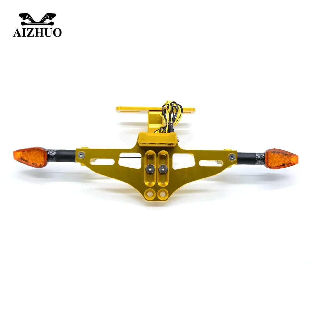 

Держатель номерного знака для заднего номерного знака мотоцикла, светодиодный сигнал для honda CB599 CBR600 900 919 650F CBR900RR VTX1300