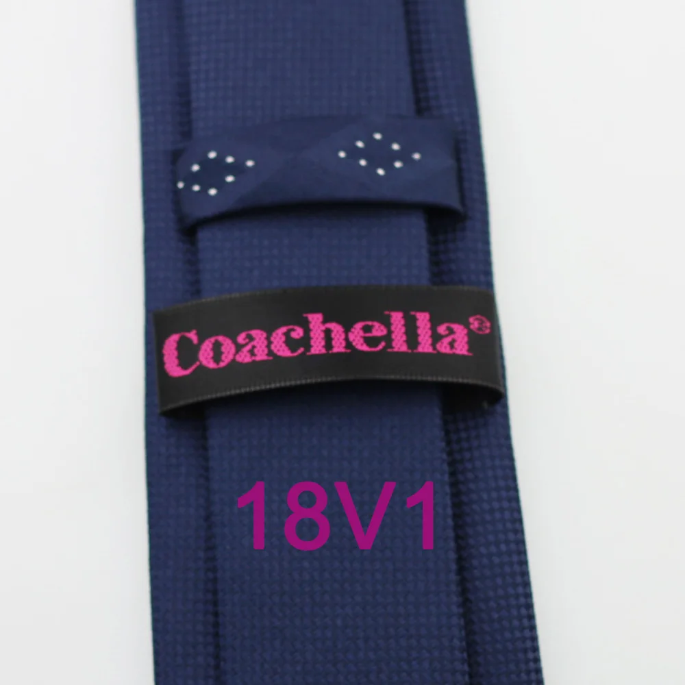 2015 Yibei Coachella Галстуки Темно-синие в клетку ромбовидный дизайн с серебряными