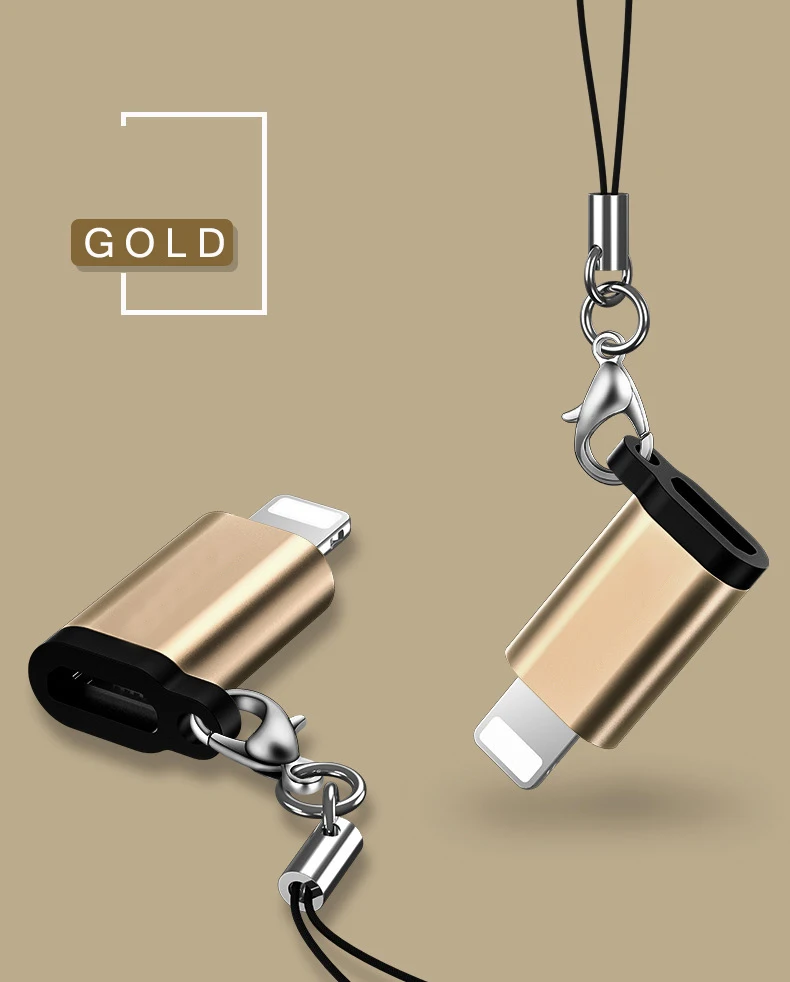 ACCEZZ OTG адаптер Micro USB на 8 Pin Освещение для iphone X XS MAX XR 7 8 6S 6 Plus телефон синхронизация данных зарядное устройство конвертер разъем