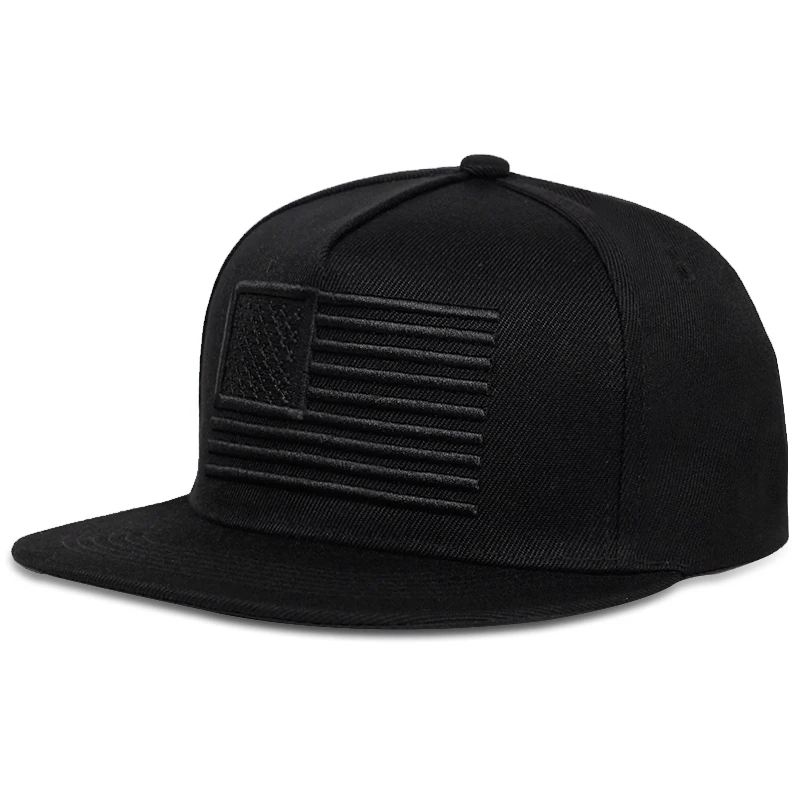 

Raised flag embroidery cool flat bill baseball cap mens gorras snapbacks 3D flag hat ourdoor hip hop snapback caps