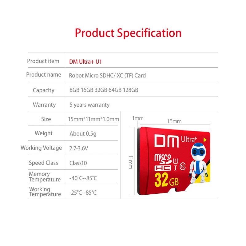 DM карты памяти для мобильных телефонов Micro SD карты Class10 карты памяти 16 gb 80 МБ/с. TF карта для смартфона камера для планшета