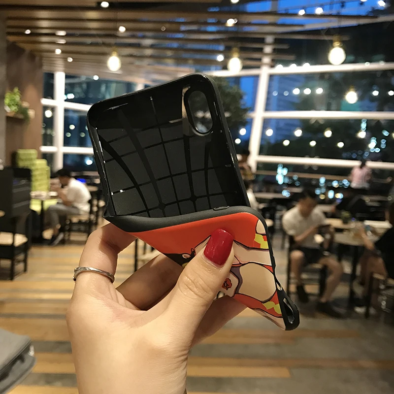 GABOOM Чехлы ТПУ телефон для iPhone 7 Чехол 6 6s плюс 8 X Рельеф уникальная красивая
