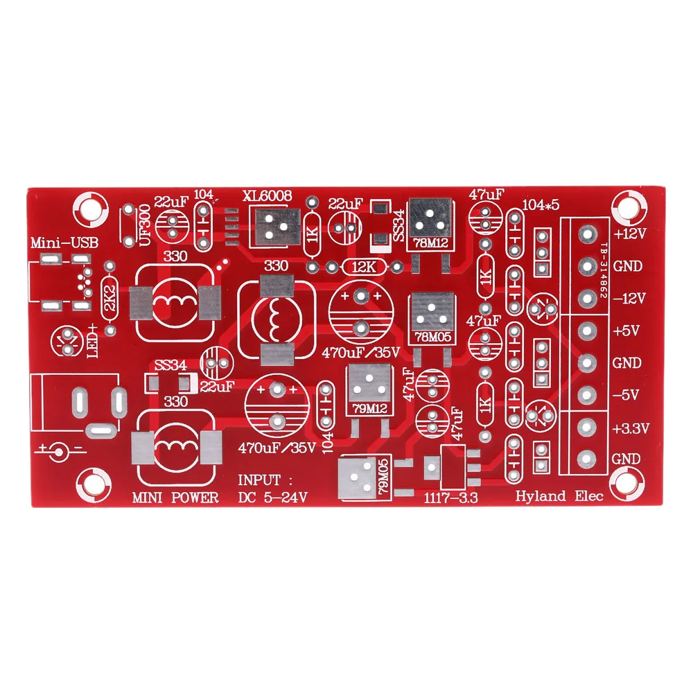 Новое поступление DIY Блок питания USB Boost с одним поворотом Двойной линейный