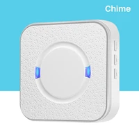 ac 90v 250v ding dong 52 chimes 110db wireless doorbell receiver wifi video doorbell camera low power consumption indoor bell