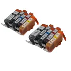 10 шт., картриджи PGI 425 CLI 426 для canon PIXMA IP4840IP4940 IX6540 MG5140MG5240MG5340 MX714MX884MX894, бесплатная доставка