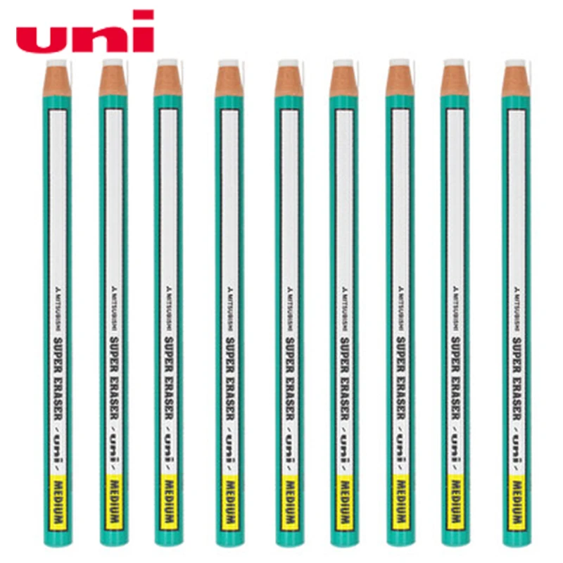 

6 Pieces Japan Uni Roll Paper Eraser EK-100/pen Type Rubber Tear Paper Highlight Gloss Pencil Art Sketch Detail Rub