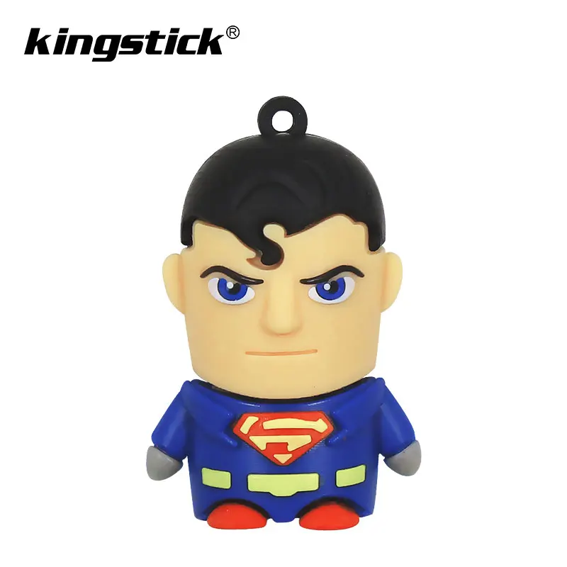M5-Superman Забавный герой 128 ГБ USB флеш-накопитель super man Pendrive 4 ГБ 8 ГБ 16 ГБ флеш-накопитель Игрушка USB Флешка 32 Гб 64 Гб мини-usb-ключ memoria Stick - Цвет: M5-Superman