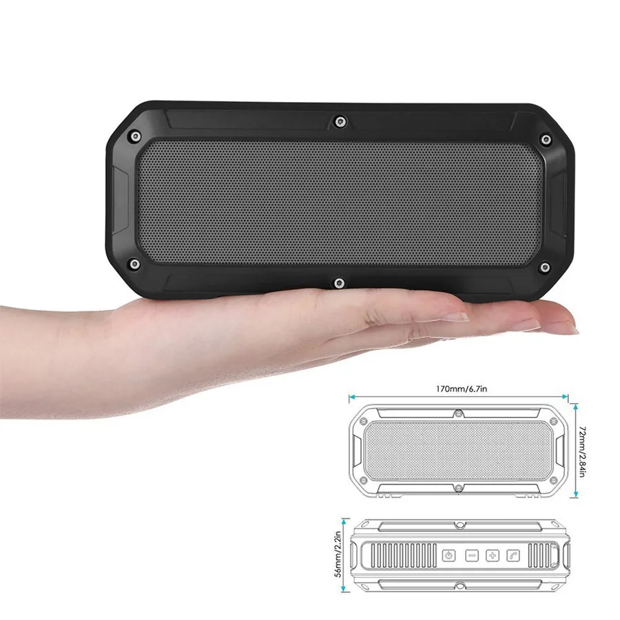 Crdc wirelss bluetooth Динамик Водонепроницаемый Портативный открытый мини коробка