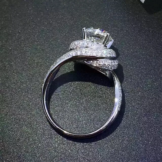 Женское кольцо из серебра 925 пробы с фианитом|finger ring|fashion ringsring fashion |