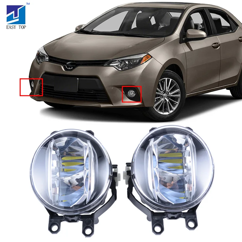 Сверхъяркие светодиодный Противотуманные фары 18 Вт противотуманные для Toyota YARIS