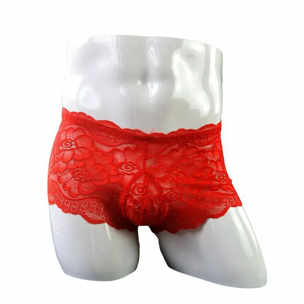 Мужские сексуальные трусы нижнее белье цветные кружевные прозрачные большие