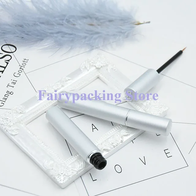 3 мл Серебряная пустая Профессиональная подводка для глаз DIY посылка макияжа и