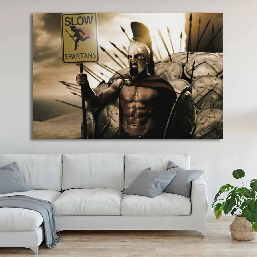 Фильм Спартанский 300 воины Юмор настенные художественные плакаты и принты на
