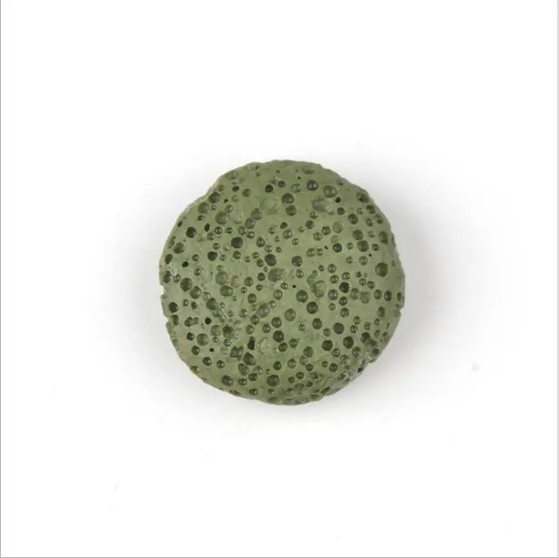 dark green 20 мм, 27 мм, 32 мм, цветные плоские круглые бусины из лавы, в форме монеты, вулканические камни, свободные бусины, ювелирные изделия, серьги, ожерелье, сделай сам - Цвет: dark green