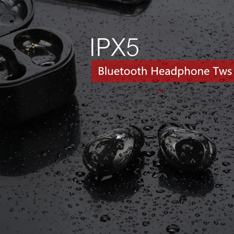 Bluetooth Hifi сенсорный контроль наушники с микрофоном водонепроницаемые TWS