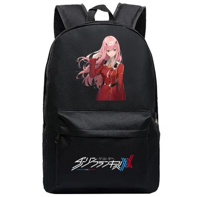 DitF DARLING in the FRANXX аниме печати рюкзак ICHIGO MIKU ZERO TWO Cos женский Backapck Холст Школьные сумки для девочек-подростков