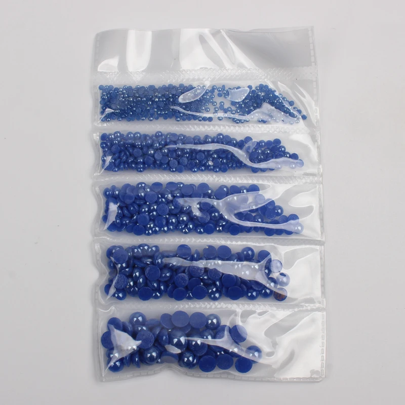 Керамические стразы разных размеров 1000 шт./лот полукруглые жемчужины с плоским