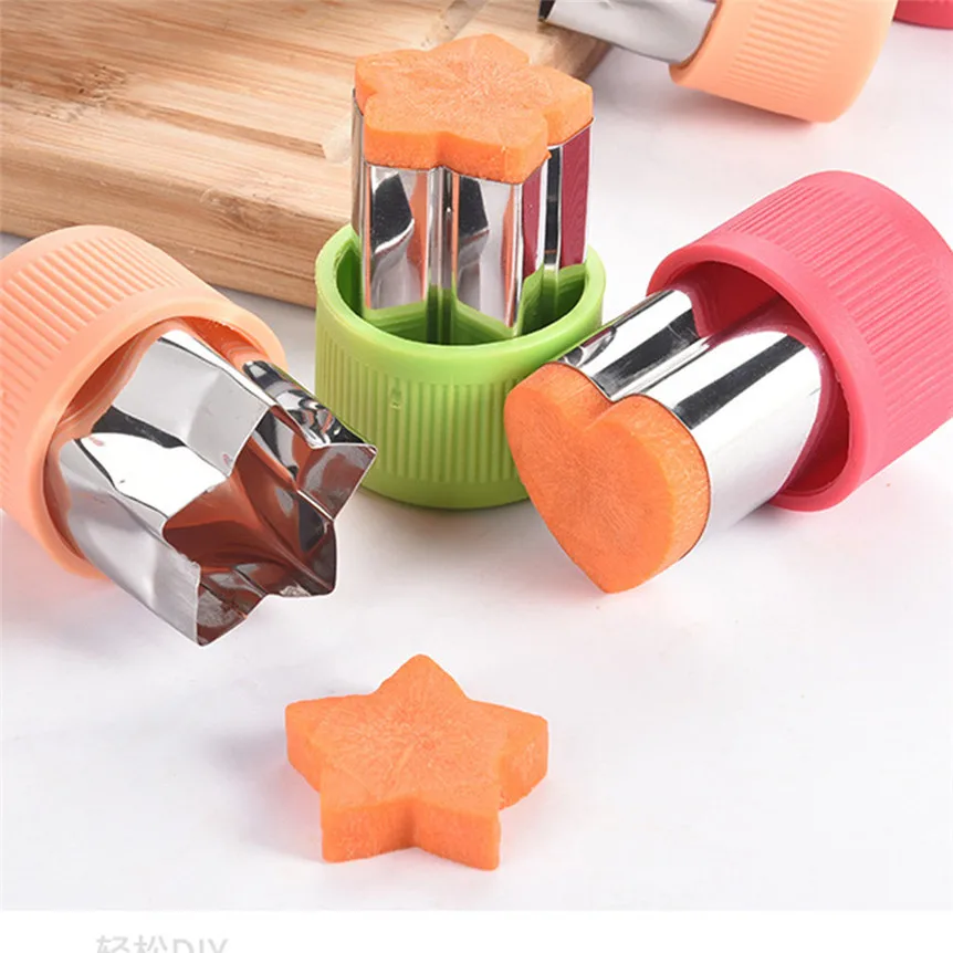 Набор для резки овощей в форме звезды фруктов 2 шт. штампы печенья форма резак