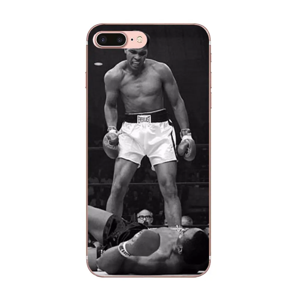 TPU Coque King Of Boxing Muhammad Ali For Moto G G2 G3 G4 G5 G6 G7 HTC 530 626 628 630 816 820 One A9 M7 M8 M9 M10 E9 U11 | Мобильные