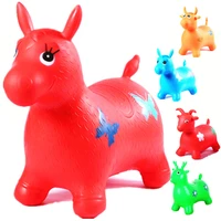 rides on animal bouncy horse toys inflatable bouncer jumping child inflatable rubber baby 605228cm random send