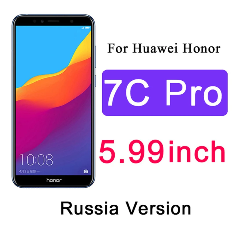 Защитное закаленное стекло для huawei honor 7A Pro 7X 7C honor 7a honor 7C Hono 7 A C X A7 C7 X7 стеклянная защитная пленка - Цвет: Honor7C Pro 5.99inch