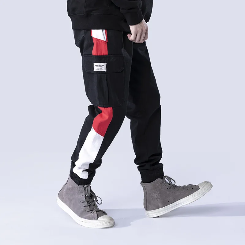 Мужские брюки-карго Новинка осени 2019 повседневные спортивные брюки для бега