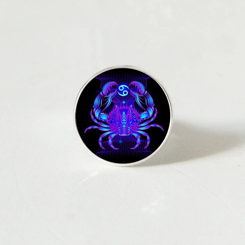 Кольцо-держатель со знаками Зодиака 12 созвездий Лев дева весы Скорпион Стрелец |