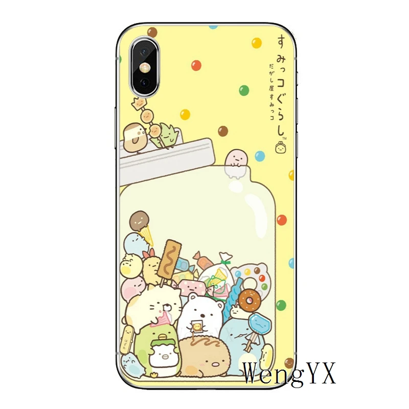 Япония kawaii милые Сумико гураши для samsung Galaxy S10 S9 S8 S7 S6 edge Plus Lite S5 S4 мини Примечание 9 8 5 4 ТПУ мягкий чехол для телефона - Цвет: sumikko-gurashi-A-06
