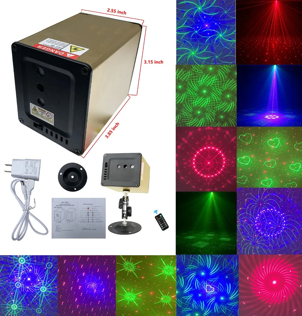 STARAUDIO RGB лазерный сценический светильник звуковой активированный сценический светильник ing Ночной клуб диско сценический караоке светильник вечерние Bluetooth светильник ing