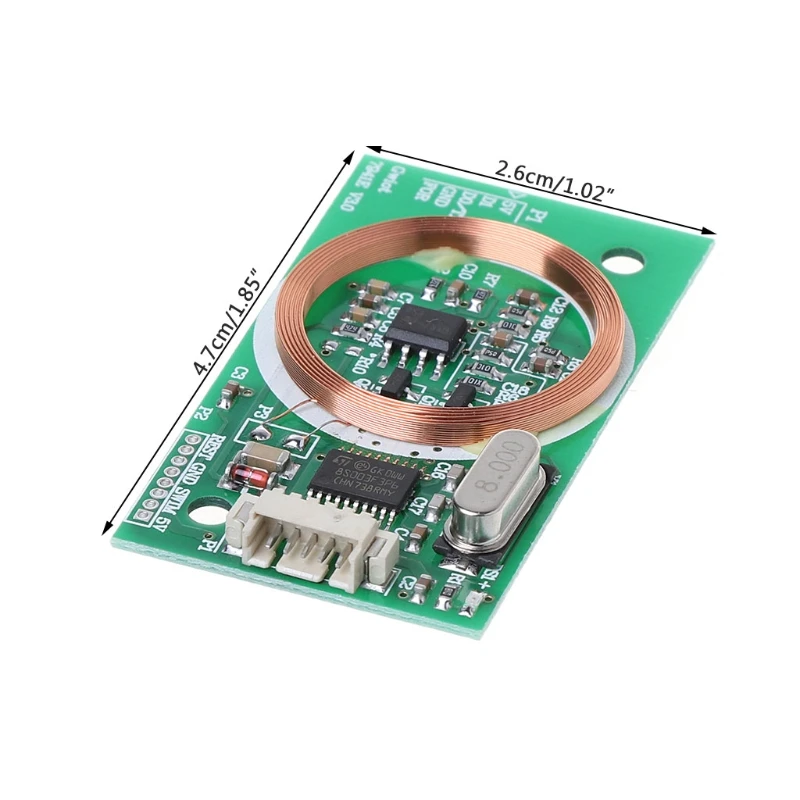 Считыватель карт памяти EM4100 8 см беспроводной модуль RFID UART 3-контактный 125 кГц