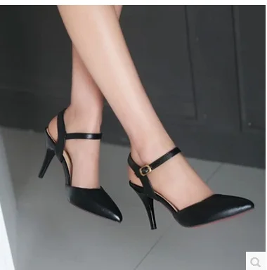 Лидер продаж Пикантные элегантные женские босоножки больших Size4 12buckle strap Женские