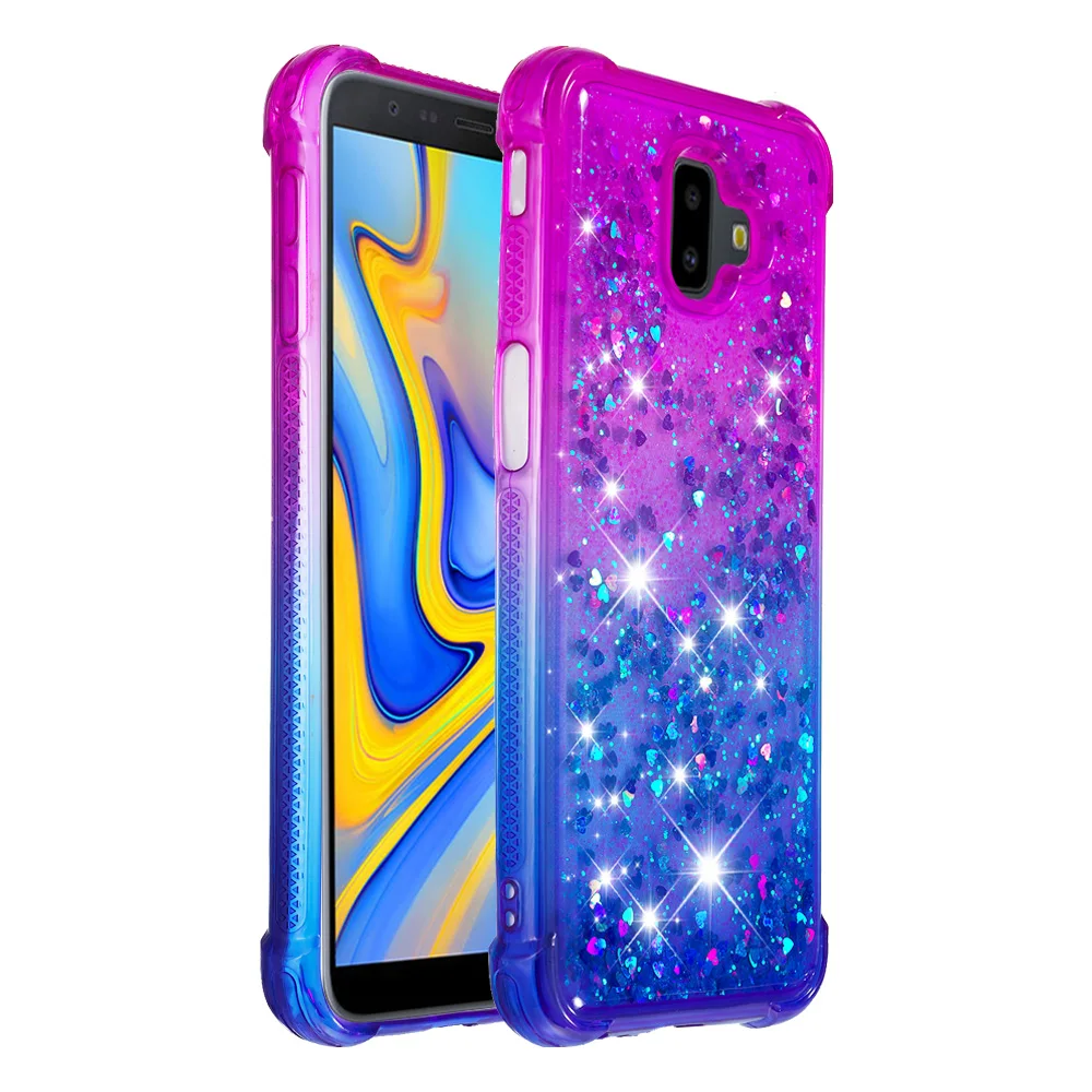 For Samsung Galaxy J6 Plus J6+ Cute Bling Glitter Cover Premium Soft Silicone Bumper Case for |