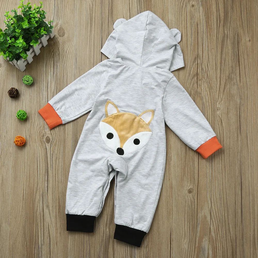 Детский комбинезон с капюшоном на весну/осень|Ромперы| |