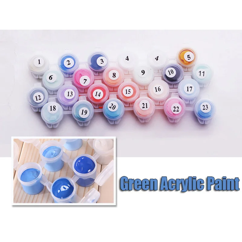 DIY Acrylic Painting By Numbers Hand Painted Canvas Modern Wall Picture For Living Room Home Decor Art | Дом и сад