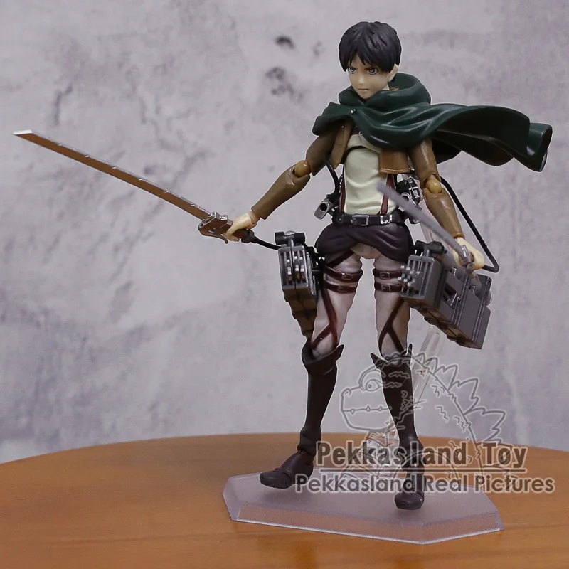 Аниме атака на Титанов Эрен Микаса Акерман Леви/риваиль Figma ПВХ фигурка модель игрушки