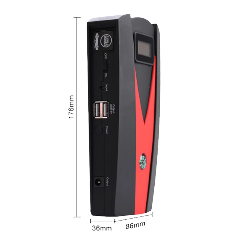 PUSHIDUN переносной скачок стартер Power Bank с воздуха Compressoer и смарт-кабель 600A пиковый