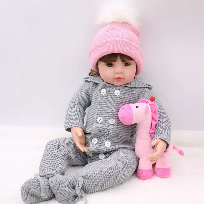 Forrsdor 60 реалистичные мягкие силикагель для hot-продажи трикотажные брюки bebe reborn corpo de silicone inteiro realista подарки на день рождения