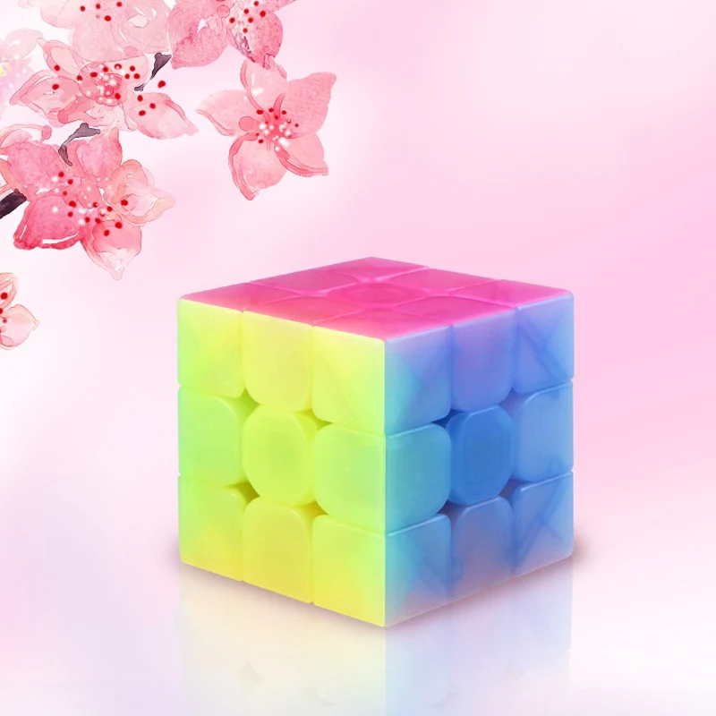 3x3 QIYI Персонализация 2x2x2 желе Stickerless паззлы куб 3x3x3 магические скоростные кубики 4x4x4 cubo magico 5x5x5 qiyi куб Развивающие игрушки - Цвет: 3x3