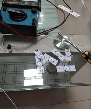 10 шт./лот 3V Объектив SMD лампы бусины 300-330mA универсальные оптические линзы подсветка бисера для Светодиодный ремонт ТВ