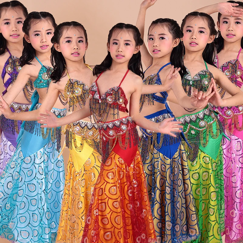 Костюм Bellydance для девочек сексуальный комплект ручной работы бисерный
