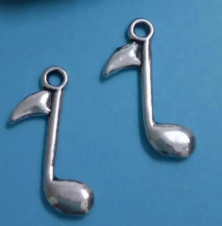 100pcs - Ancient Silver Music Treble Clef Charm Jewelry Accessories Bracelet Necklace&ampPendant Gift Making | Украшения и