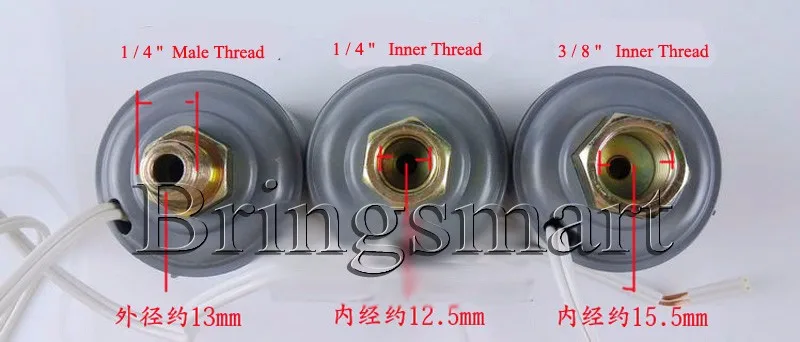 Bringsmart sk 3b 1/4 &quotМужской Нитки водяной насос Запчасти 1/4&quot Внутренняя Давление