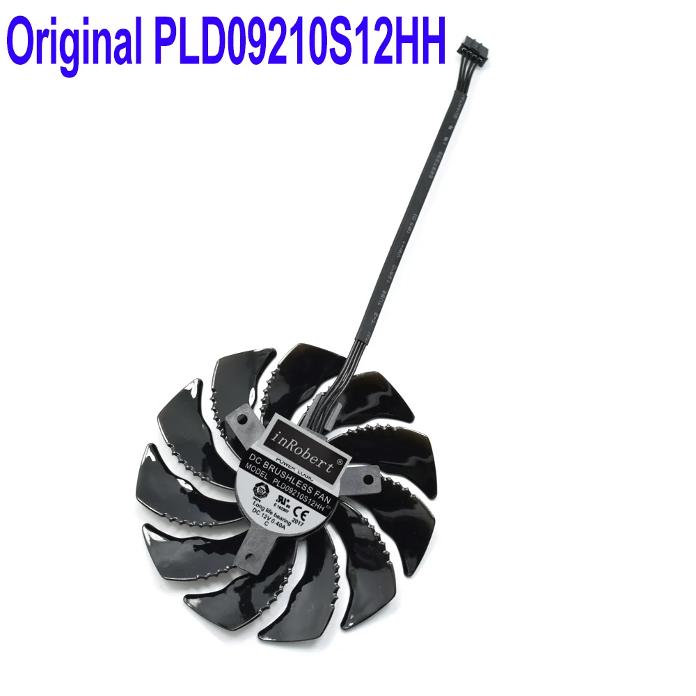 PLD09210S12HH 88 мм T129215SU PLD09210S12HH 4Pin кулер вентилятор Замена для Gigabyte GTX 1050 Ti 1060 1070 Mini Gaming OC 3g видеокарта - Цвет лезвия: PLD09210S12HH